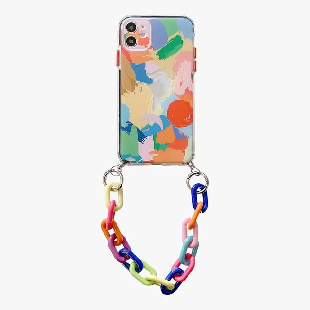 Case Mosaico con Cadena iPhone