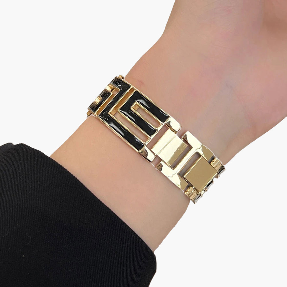 Black N' Gold Bracelet Strap