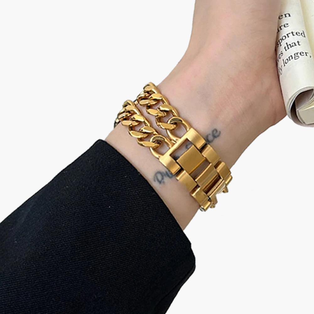 Double Gold Bracelet Strap